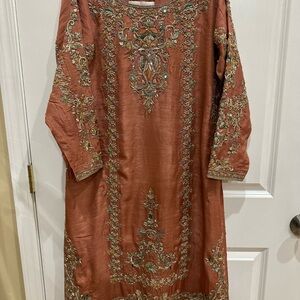 Faiza Saqlain Elegant Embroidered Formal Dress